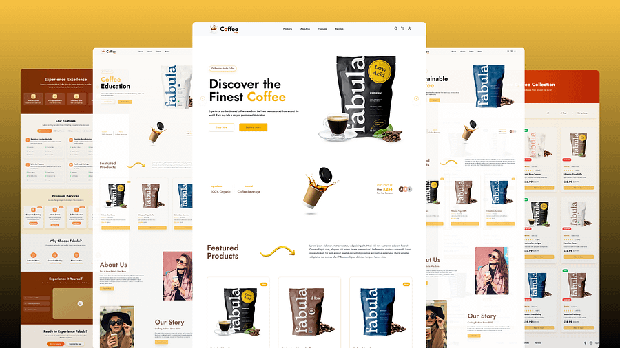 ☕ Build & Deploy a Coffee Shop E-Commerce Website with React, Next.js, TailwindCSS, Shadcn UI & AOS product image (8)