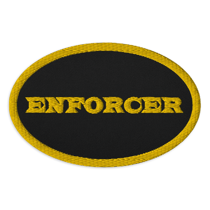 "Motorcycle Club" Embroidered Patch (Enforcer) product image (1)