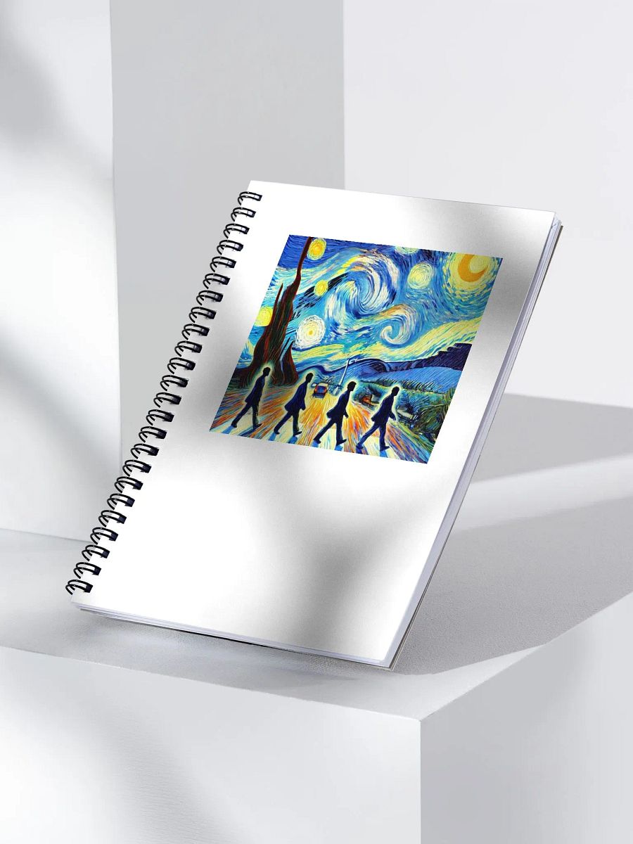 📔 The Beatles – Abbey Road Van Gogh-Inspired Spiral Journal product image (3)