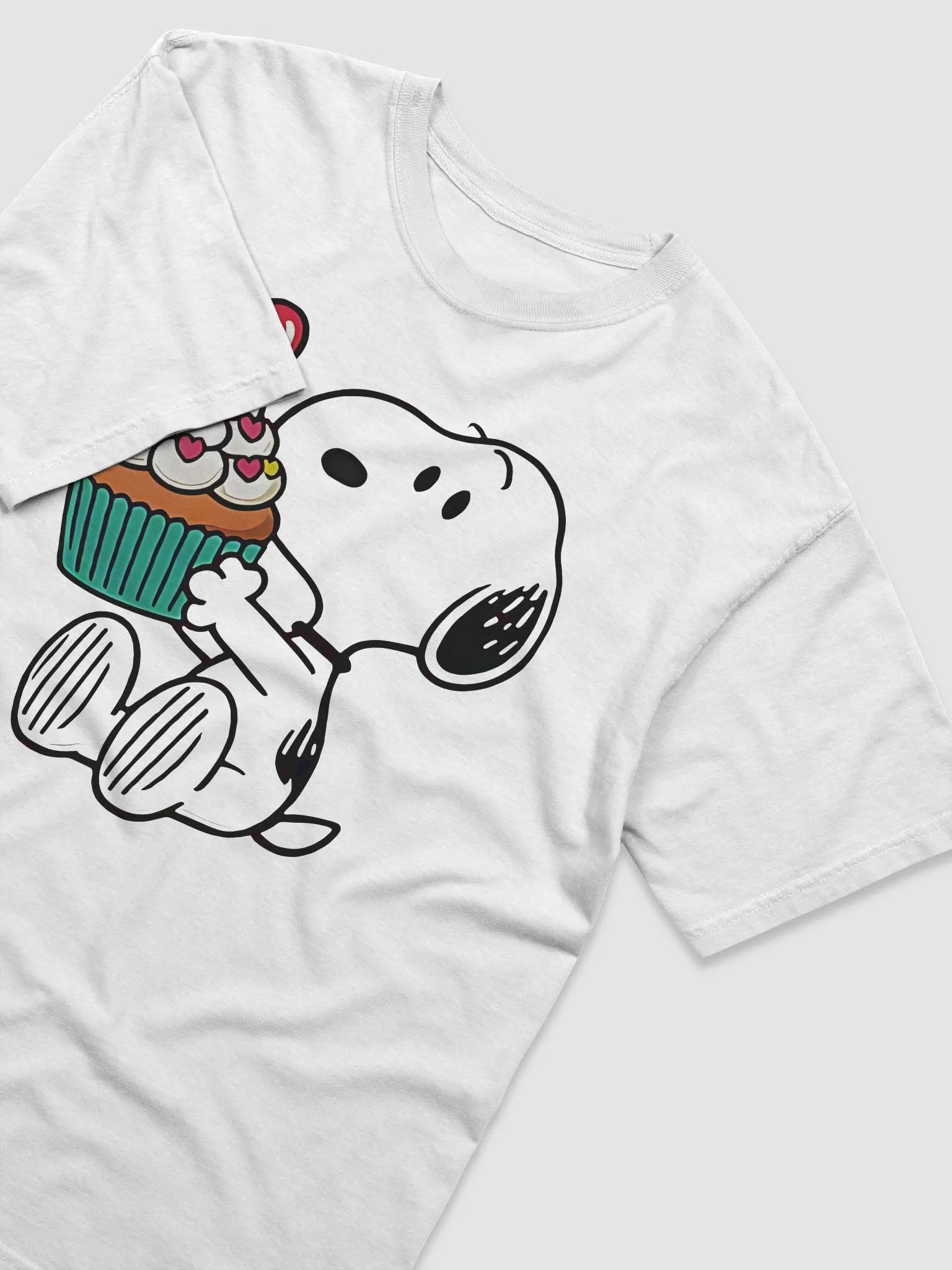 Snoopy Heart Cupcake Shirt product image (4)