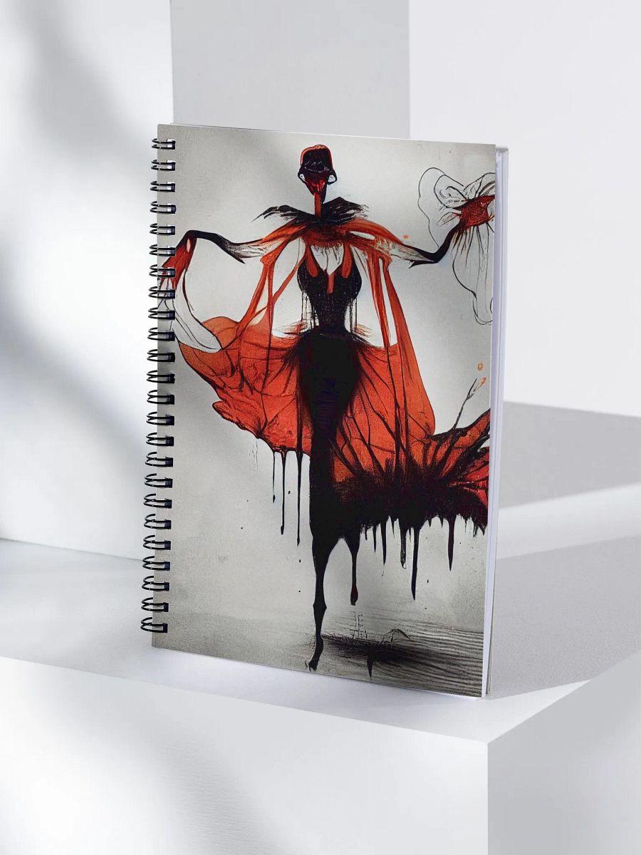 Dramatic Flow Spiral Notebook product image (4)