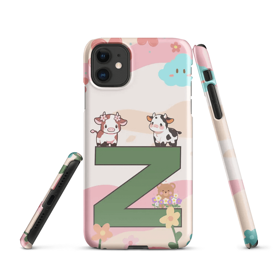 Whimsical Z Cows Snap Case product image (1)
