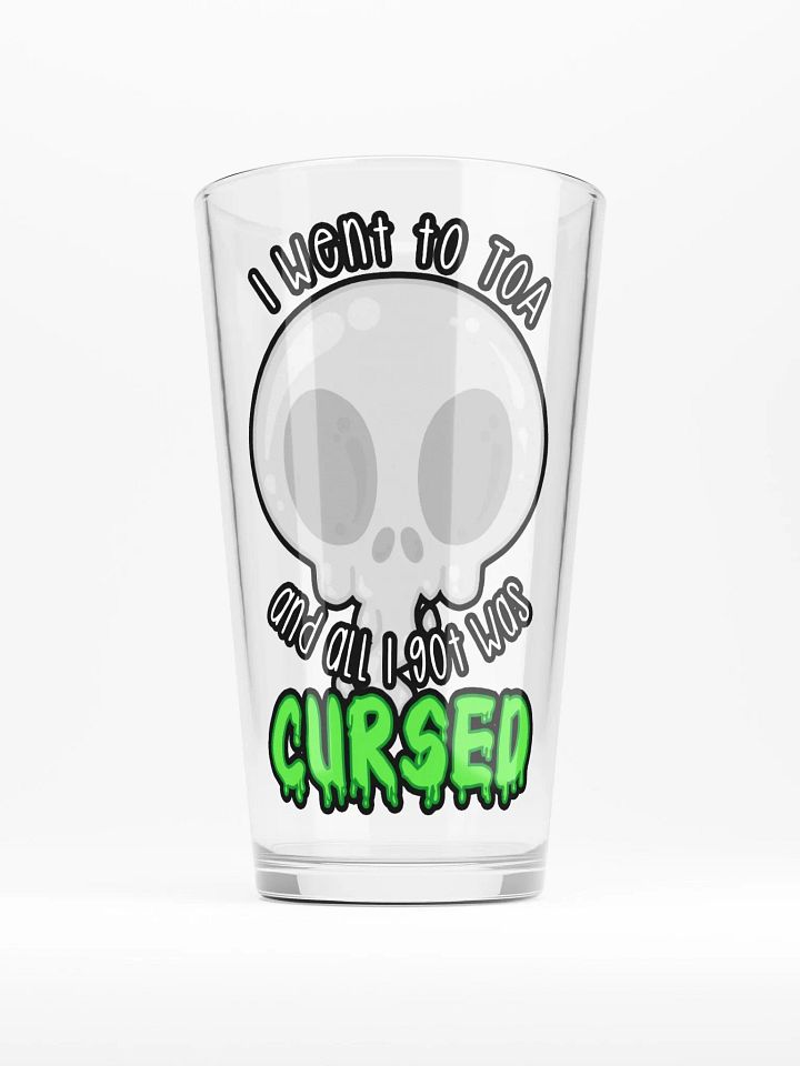 All I Got Was Cursed - Priest - Pint Glass product image (1)