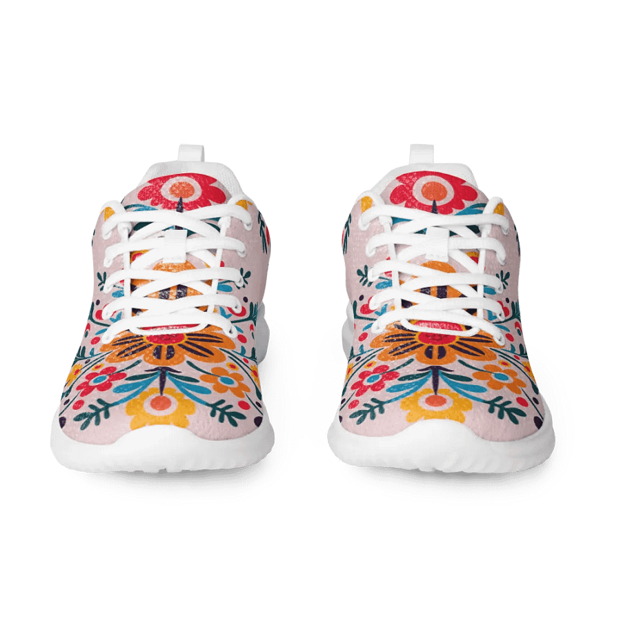 Quiet Mind Floral Athletic Shoes product image (10)