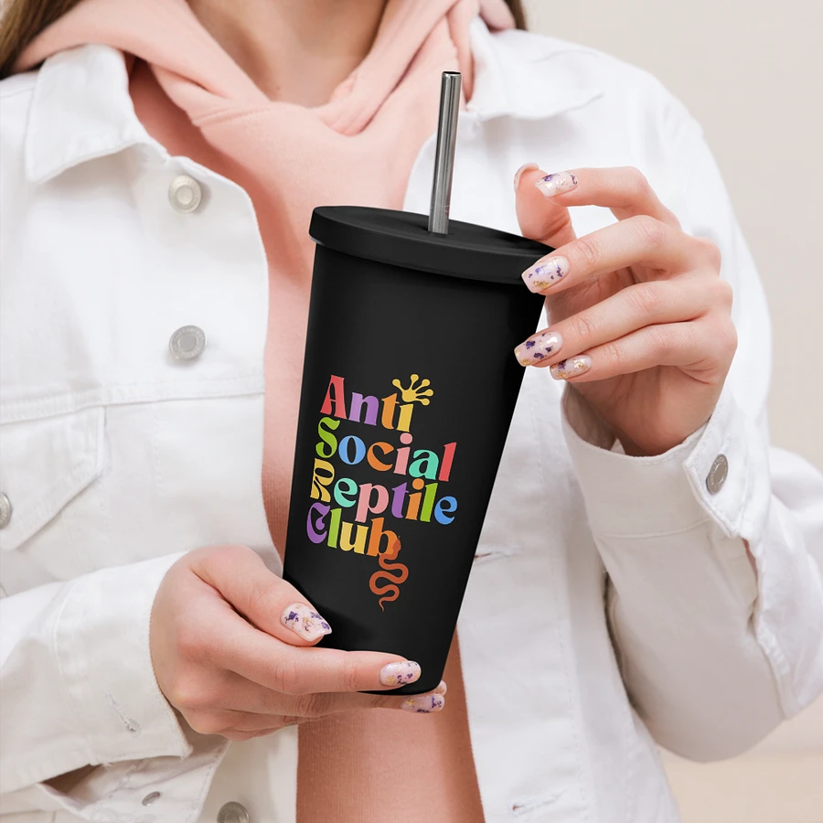 Colorful Insulated Tumbler: Anti Social Reptile Club Edition product image (17)
