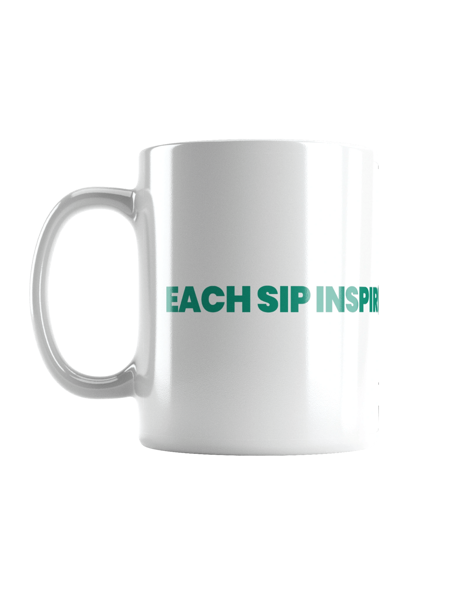 EACH SIP INSPIRES A WINNING DAY White Glossy Mug product image (1)