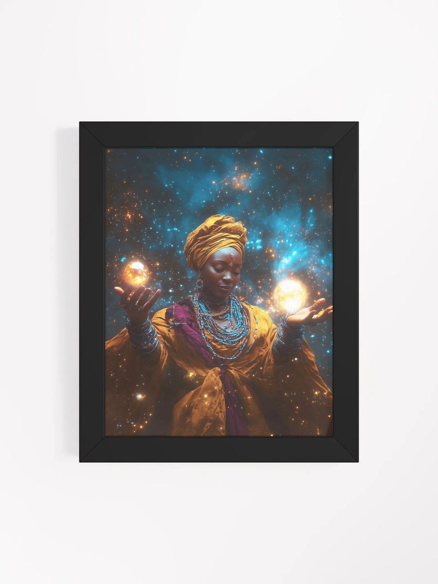 Nana Buluku: The Great Mother of Cosmic Balance - Framed Matte Poster product image (46)