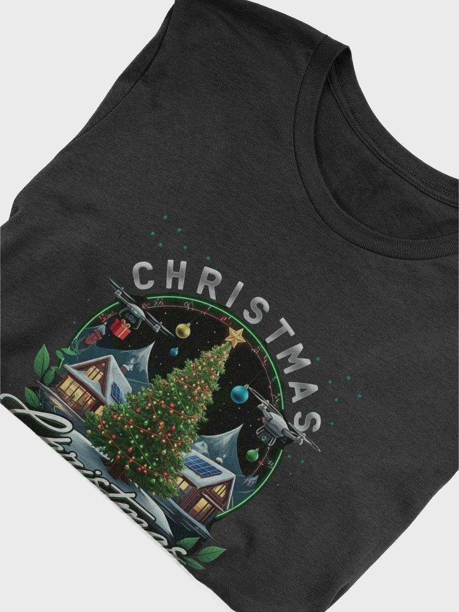 Unwrap the Future: Winter Wonderland Drone Delivery T-Shirt (Limited Edition) product image (9)