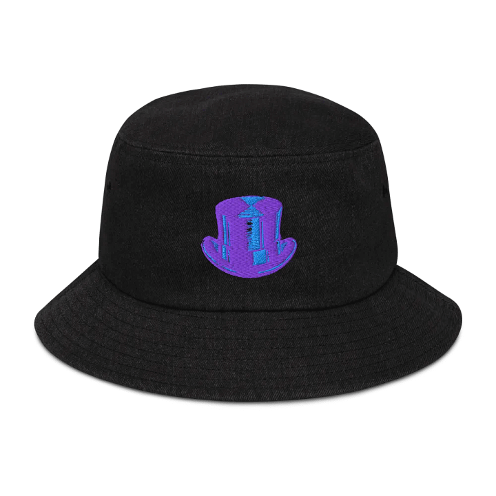 Pixelated Perfection Denim Bucket Hat product image (1)