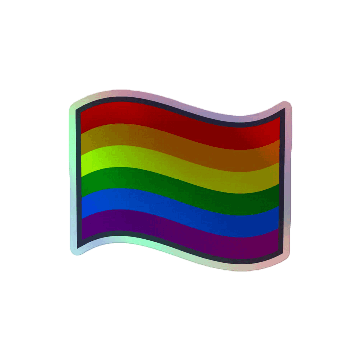 Rainbow Wave Holographic Sticker Set product image (2)