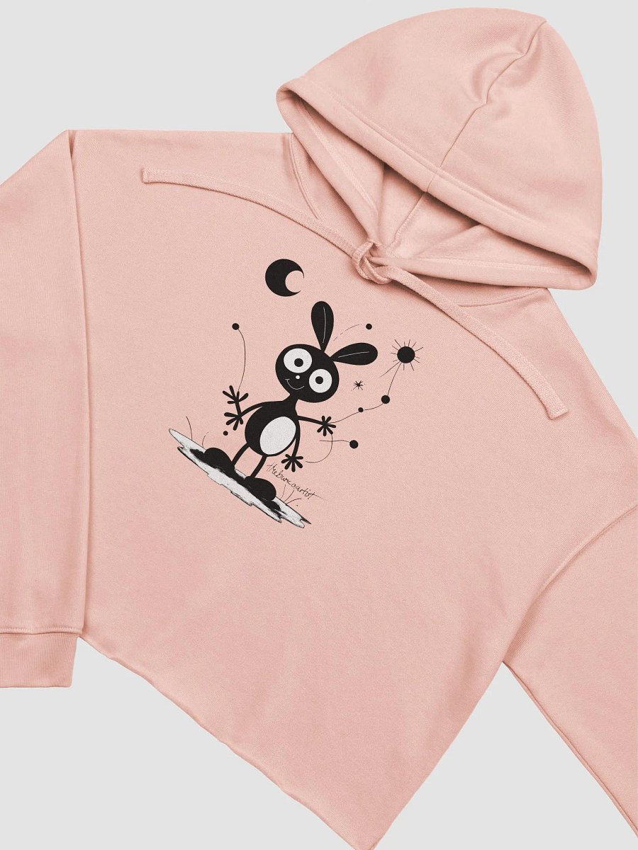 Bella+Canvas Fleece Crop Hoodie product image (3)