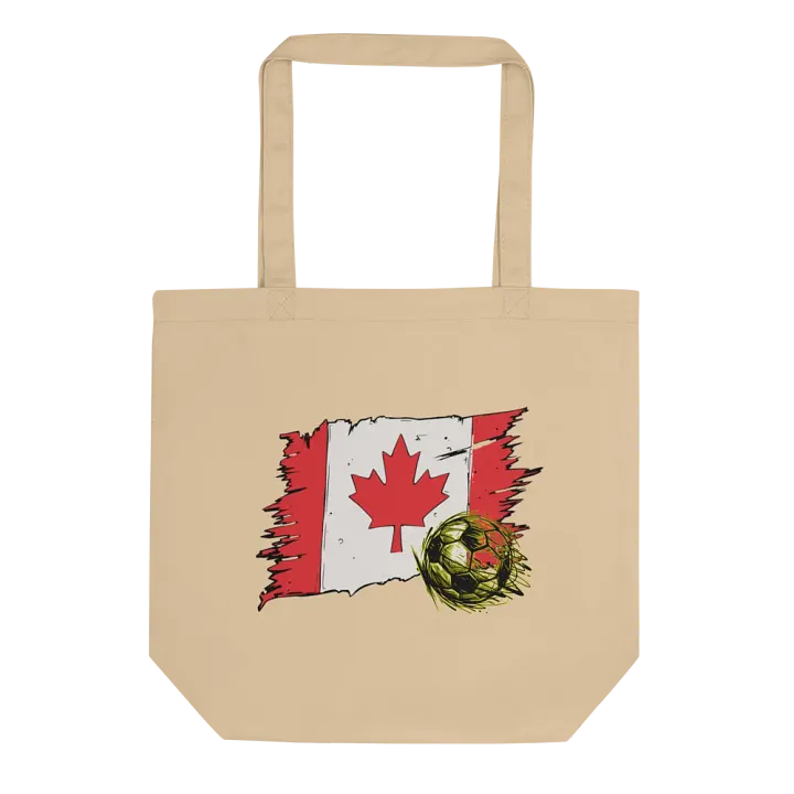 Canada Flag Soccer Football Tote Bag product image (1)