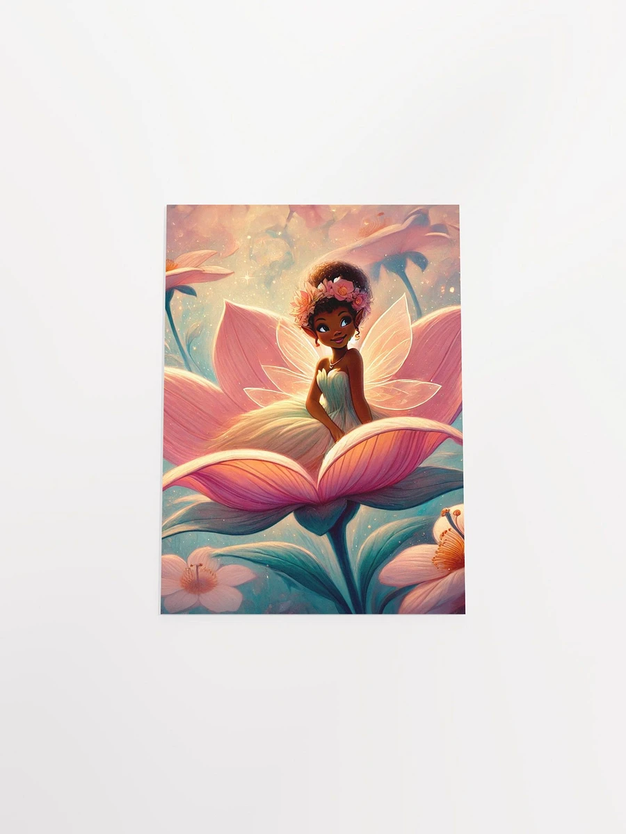 Pretty Pink Flower Fairy Premium Matte Poster product image (33)