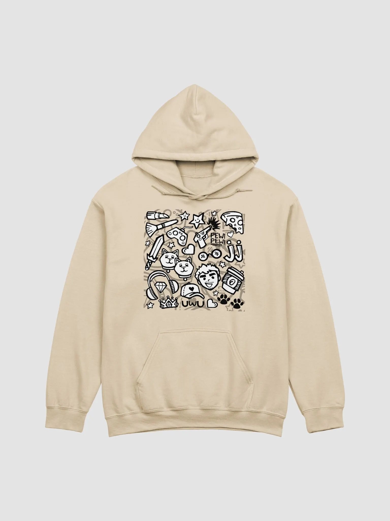 J-Doodle Sweatshirt (Sand) product image (2)