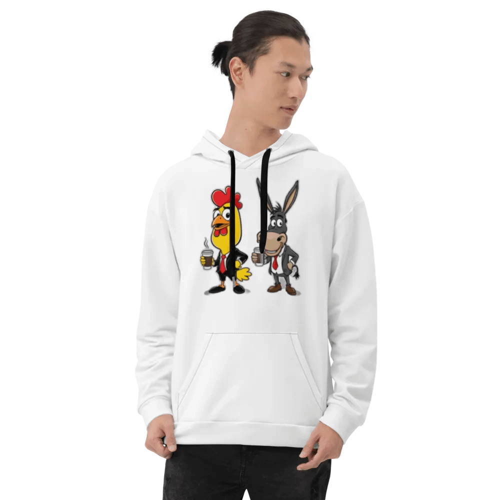 Coffee Break Cartoon Unisex Hoodie product image (8)
