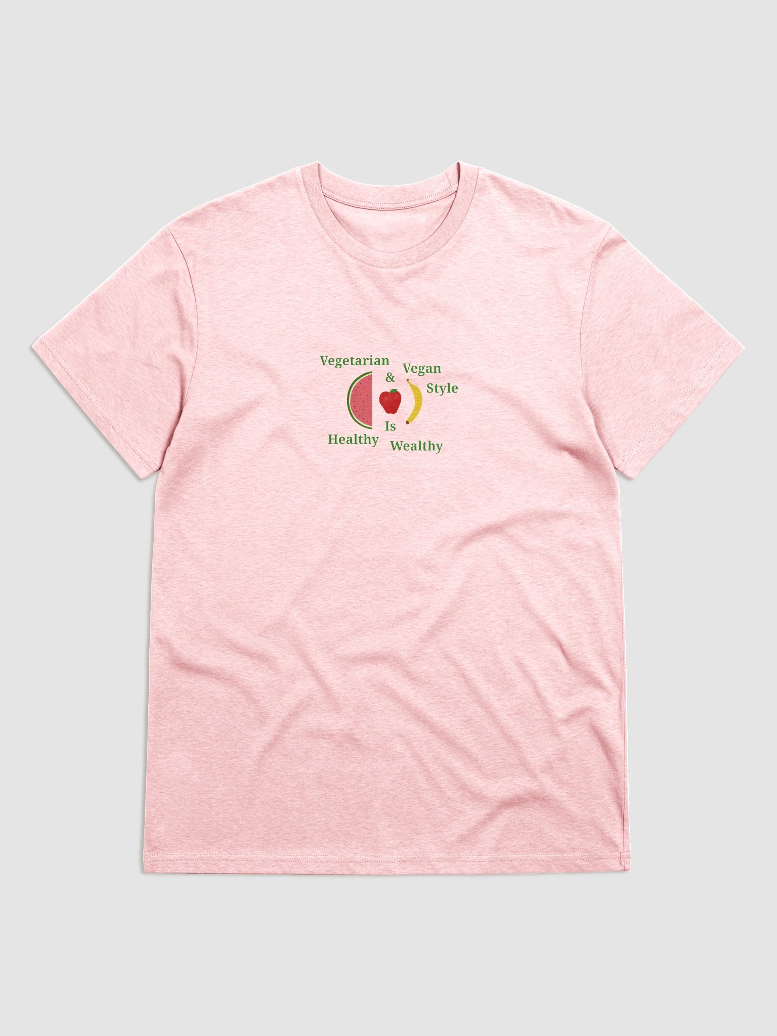 Healthy Wealthy Vegetarian T-Shirt product image (1)