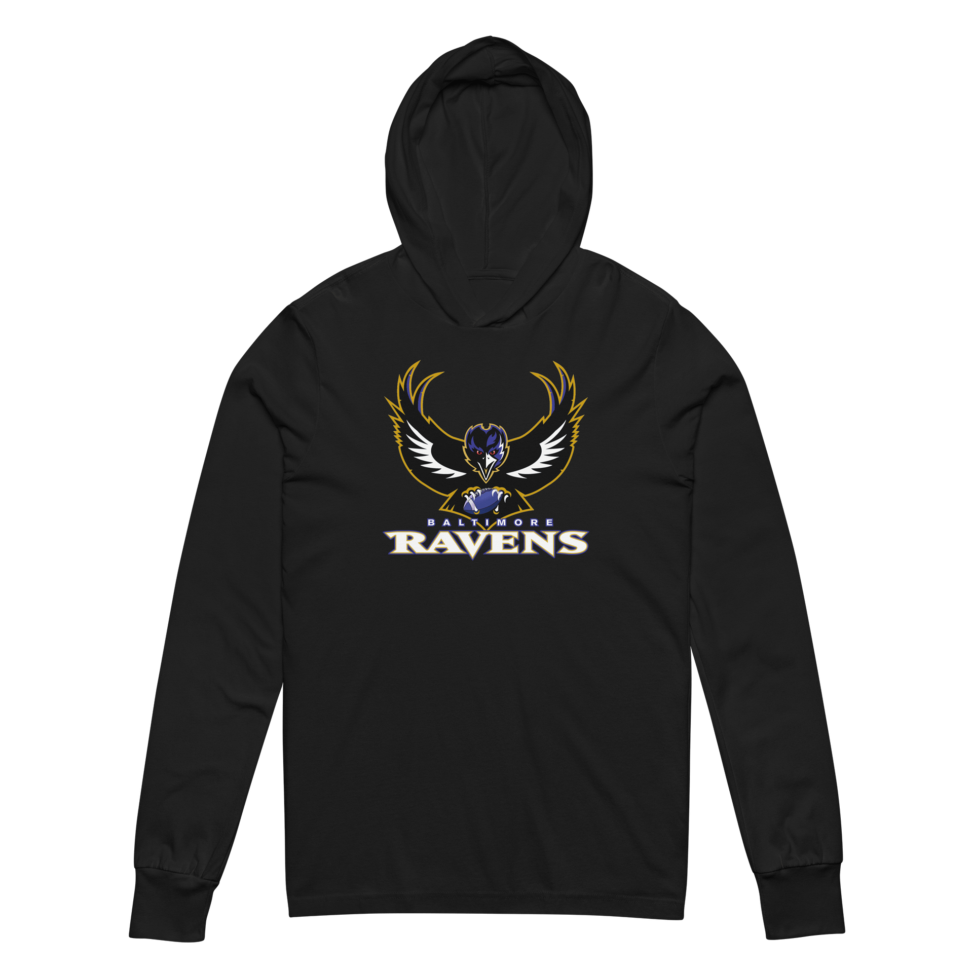 RAVENS - Fury Long Sleeve Hooded Tee product image (3)