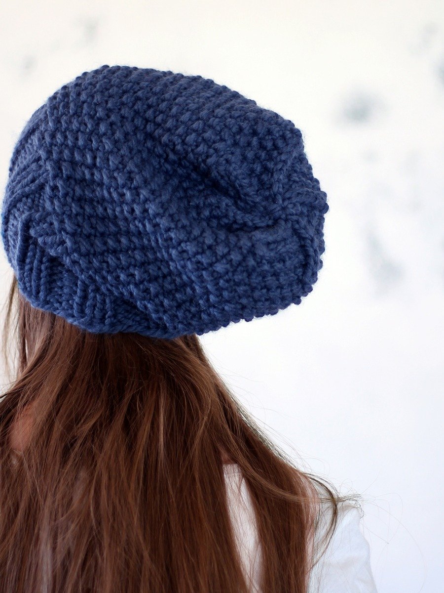 Classic Seed Stitch & Cozy Vibes Hat Pattern - Reverence product image (1)