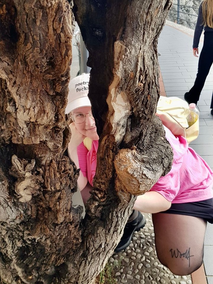 having fun is not a sin red on pink t-shirt product image (2)