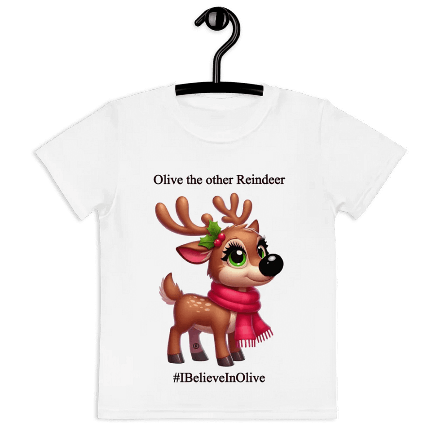 Kids White Christmas Official 'Olive the other Reindeer' T-Shirt product image (3)