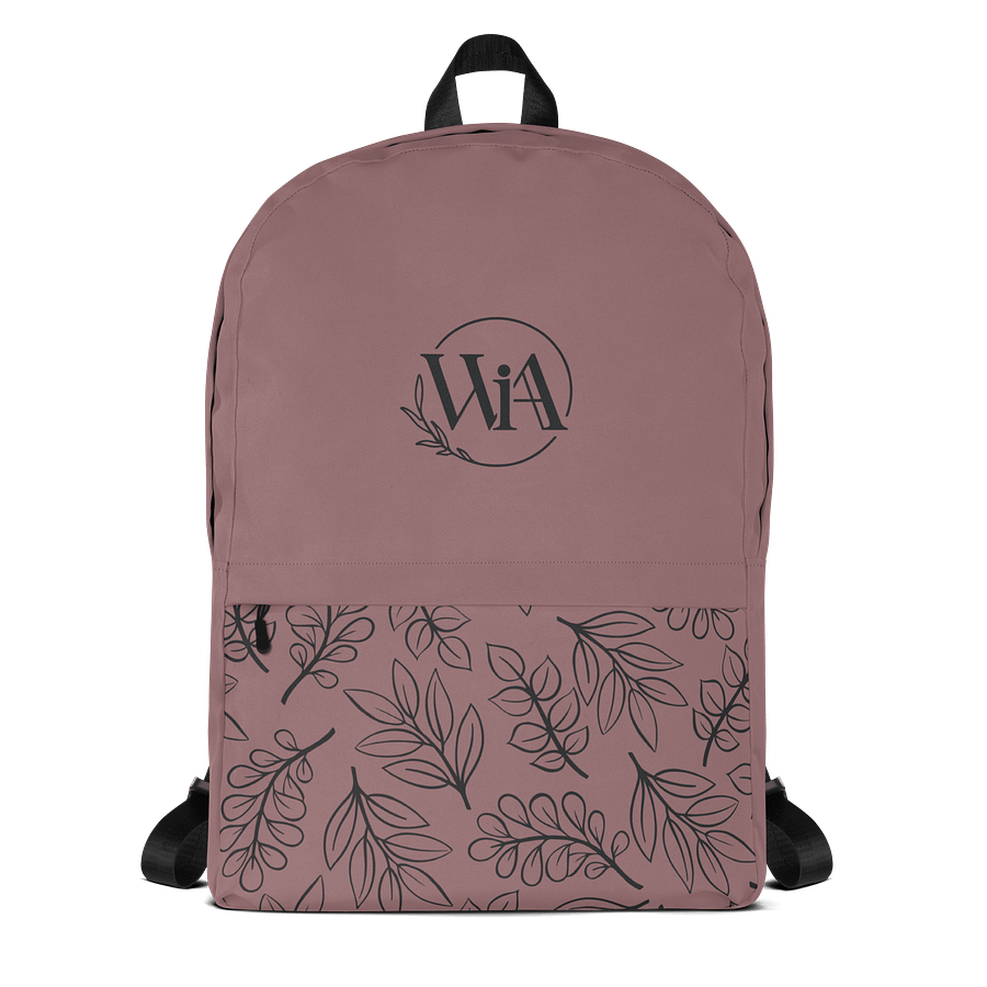 WIA Mauve Leaf Backpack product image (1)