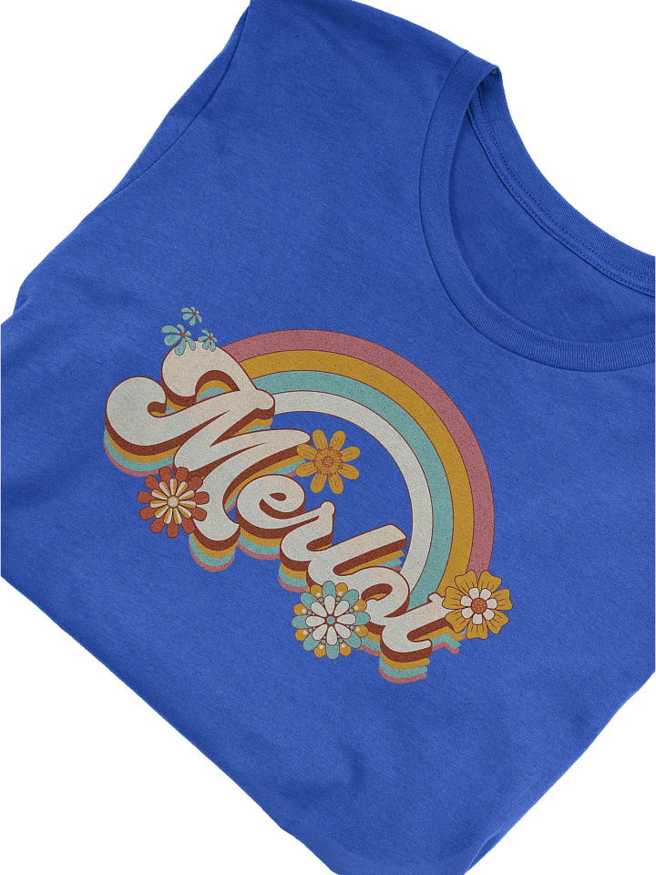 Groovy Merlot T-Shirt - Retro Hippie Style for Red Wine Fans product image (1)