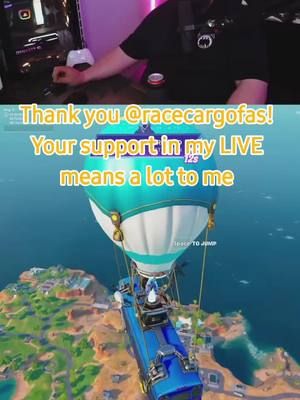 racecargofas, thank you for the incredible support in my LIVE! I will keep creating better LIVE content! @racecargofas #livegift #ministar 