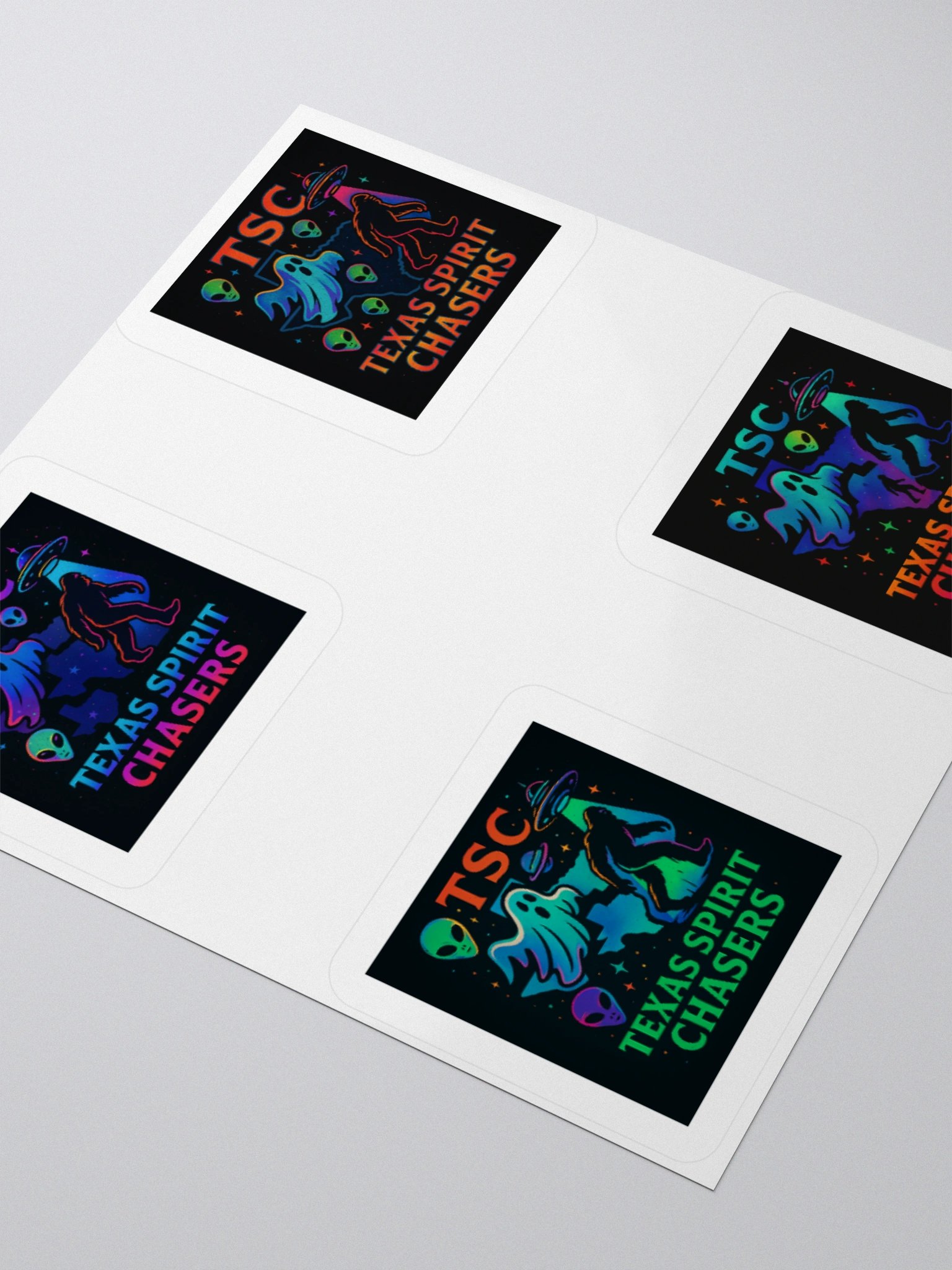 Neon Texas Spirit Chasers Sticker Pack product image (9)