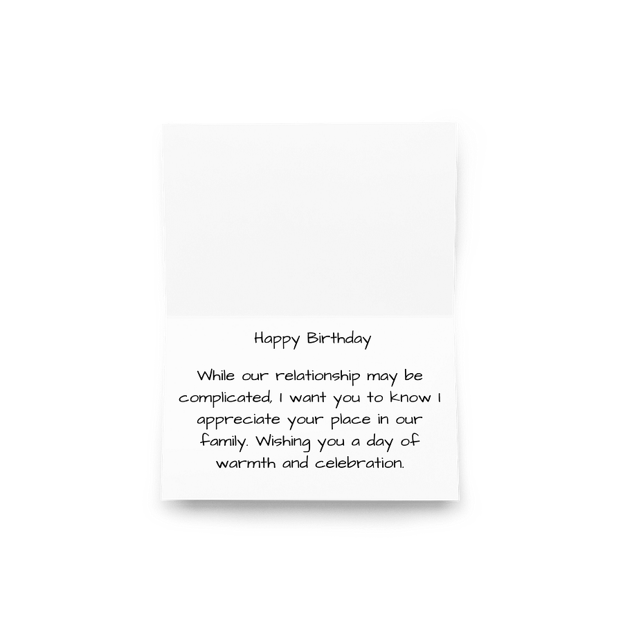 Birthday card - General tone product image (3)
