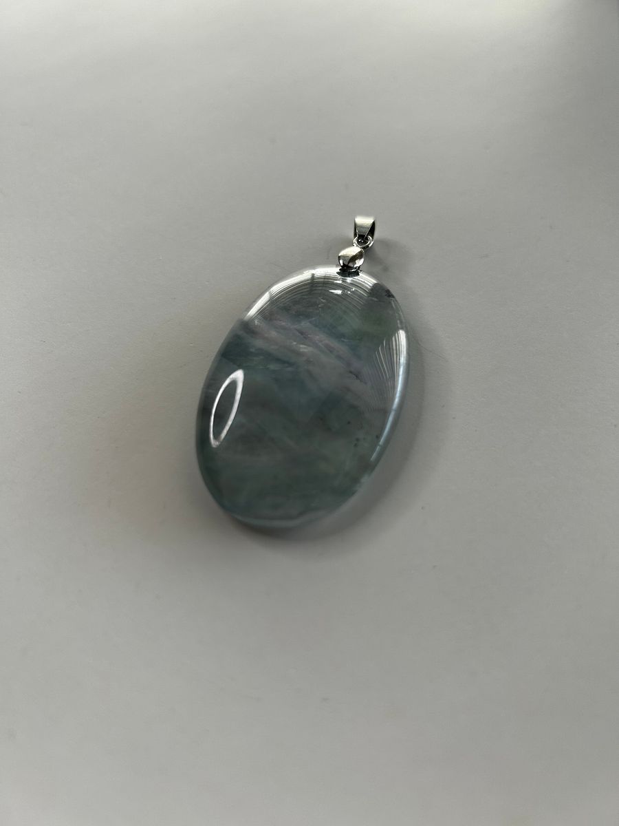 Fluorite Crystal Oval Pendant product image (2)