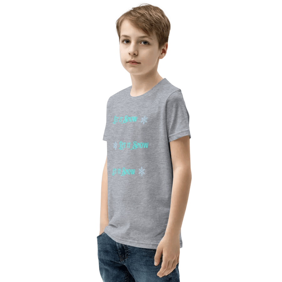 Snowflake Bliss Youth T-Shirt product image (145)