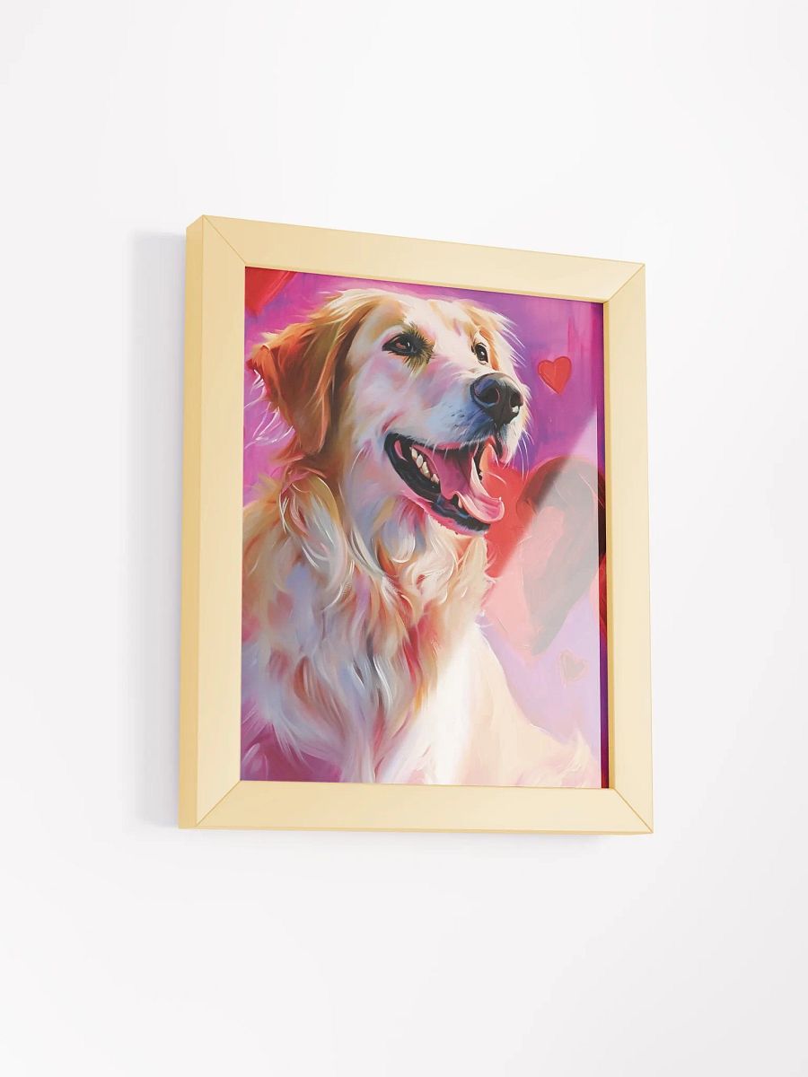 Radiant Retriever Love - Framed Matte Poster product image (3)