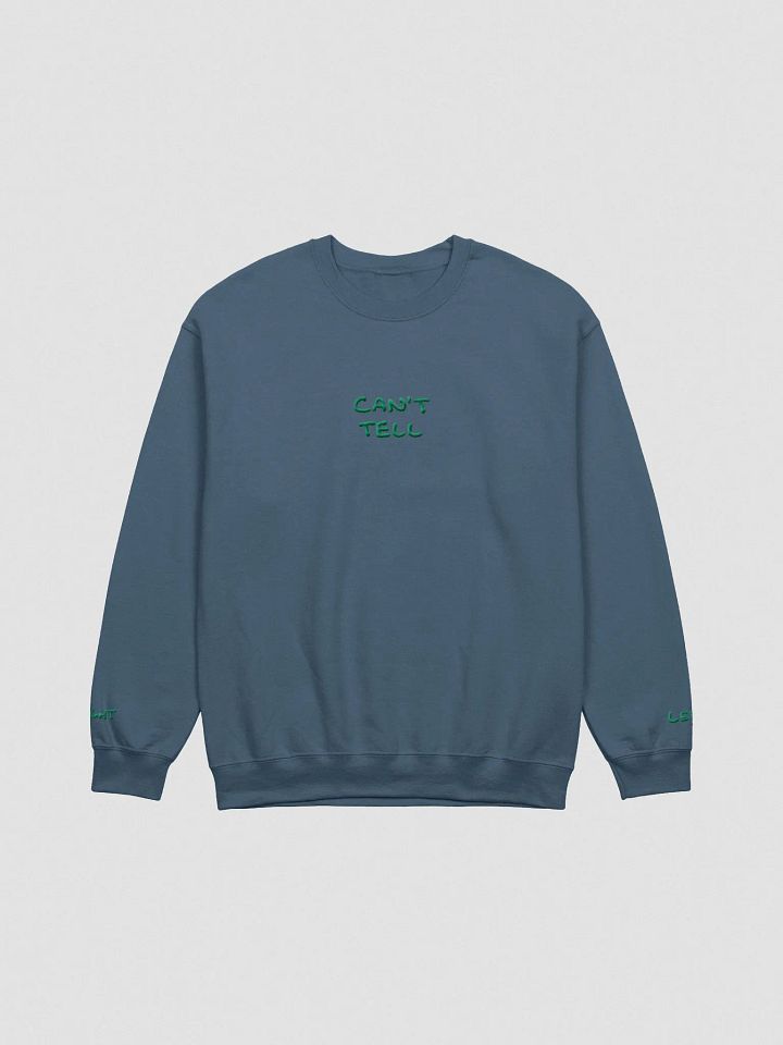 CAN'T TELL embroidered crewneck (kelly) product image (1)