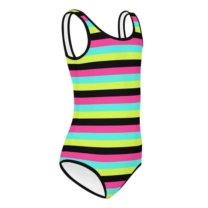 Colorful Swimsuit for Girls with stripes, Leopard Collection product image (1)