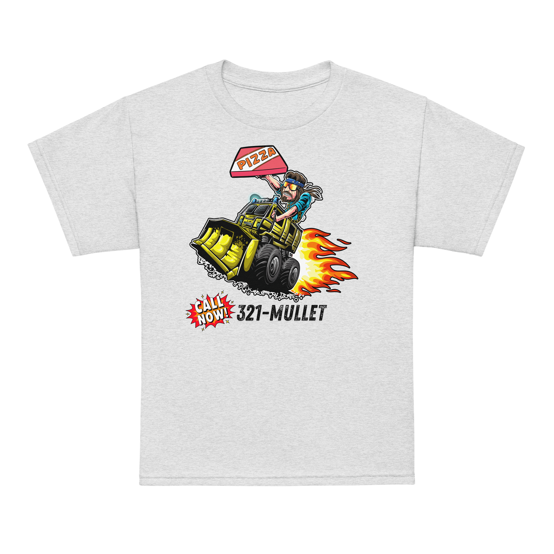 Gildan Youth Sports Tee : MULLETS MONSTER PIZZA product image (36)