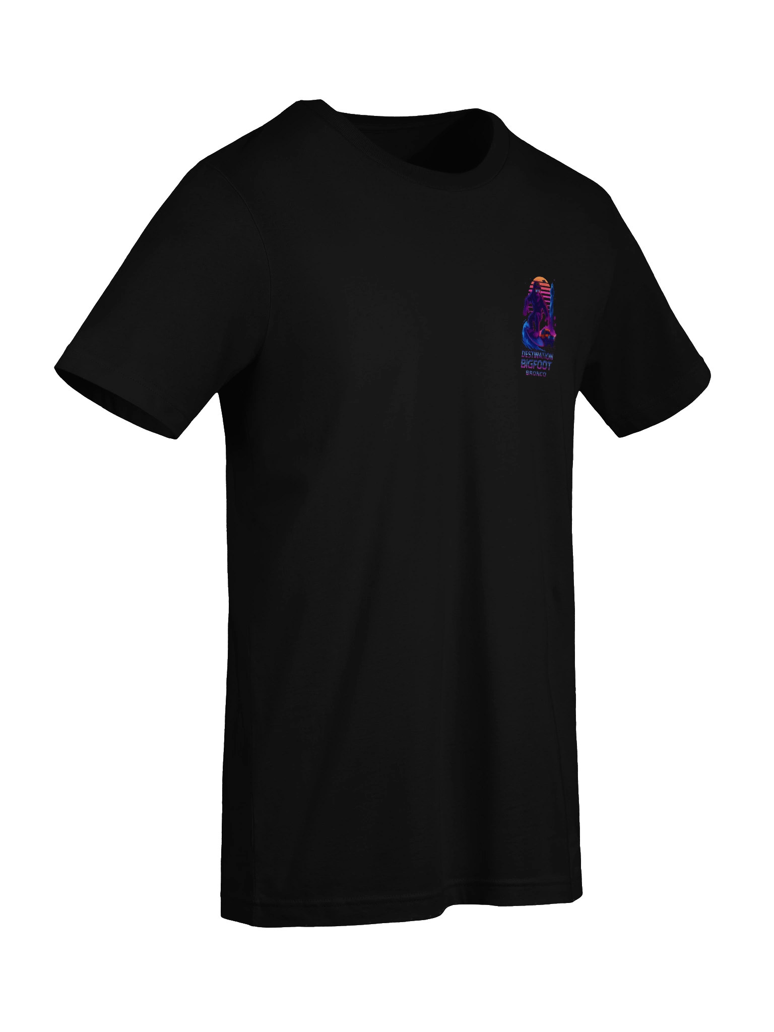 Destination Bigfoot Bronco Synthwave T-Shirt (Multiple Colors Available) product image (89)