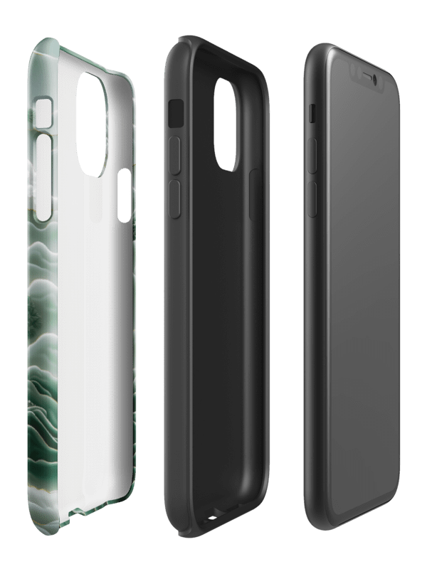 Faux Gold Green Tree, Jade Carving Effect - Tough Phone Case product image (47)