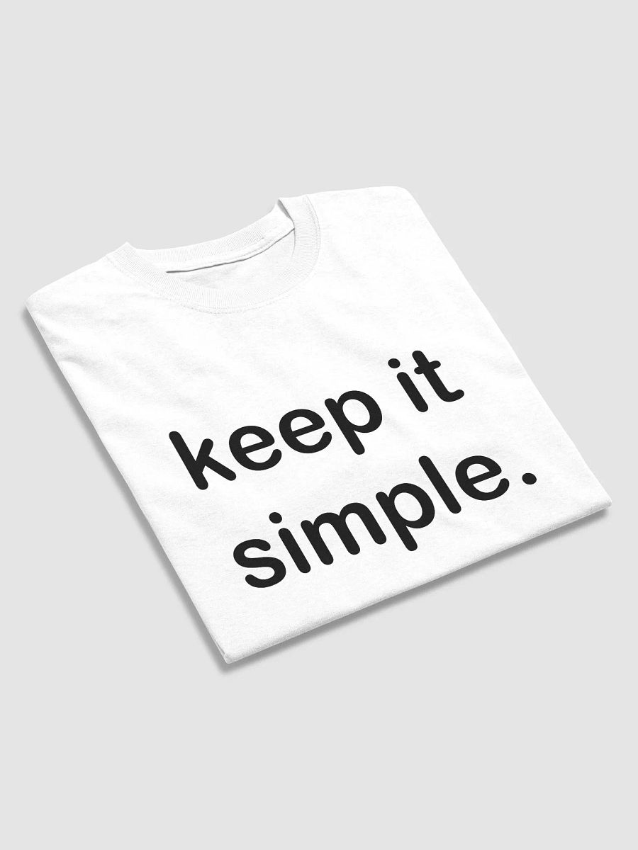 keep it simple. - Heavyweight T-Shirt product image (4)