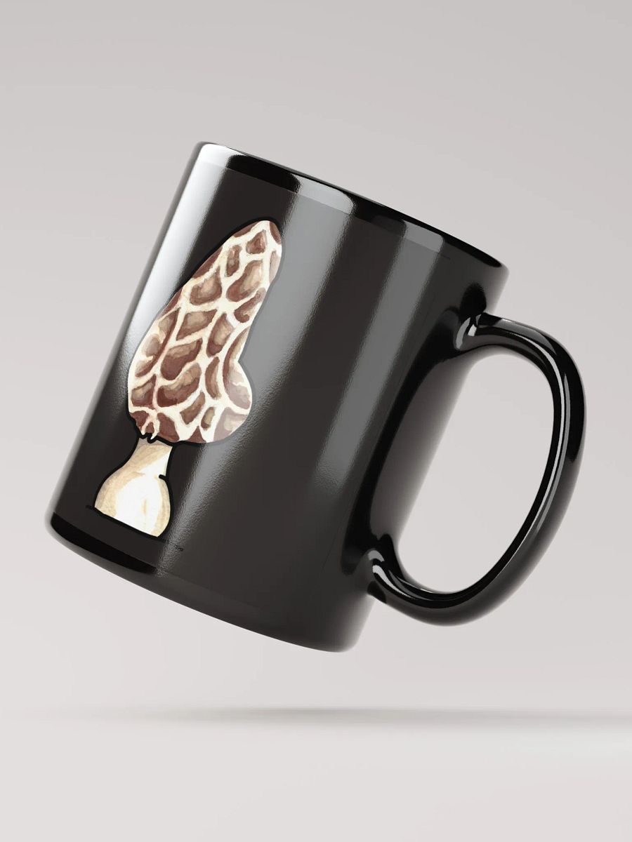 Linus's Morel Mug ~ Black product image (4)
