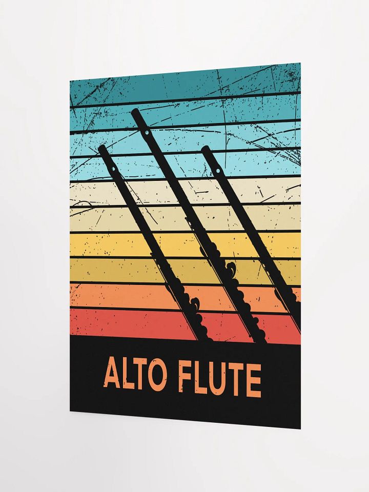 Small Abstract Flute Poster - Alto product image (2)