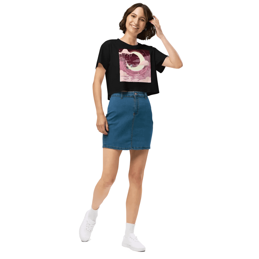 Cotton Candy Skies Crop Tee product image (2)