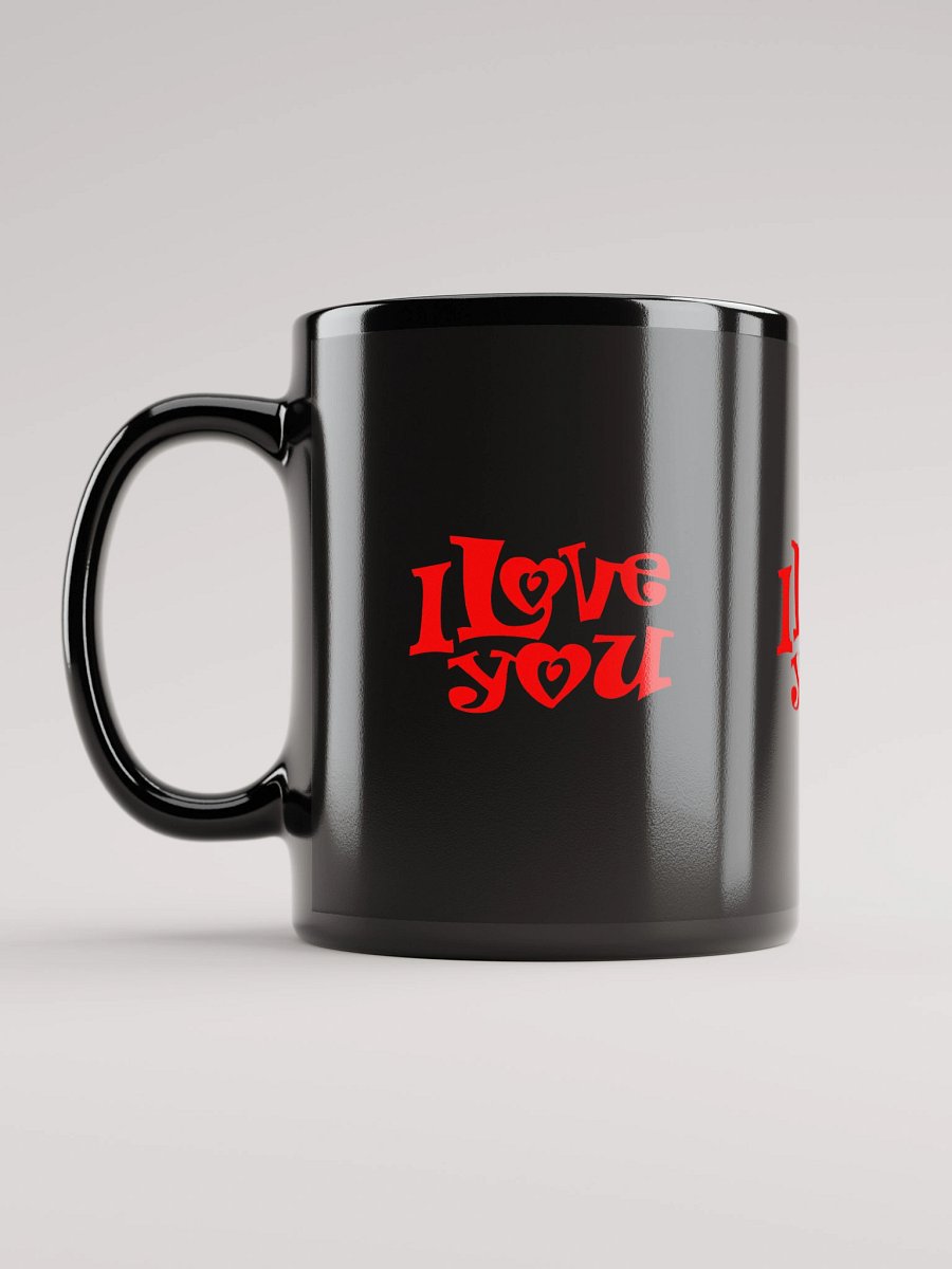100% Love Black Glossy Mug product image (12)