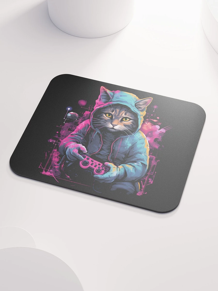 Whimsical Cat Gamer Mouse Pad product image (3)