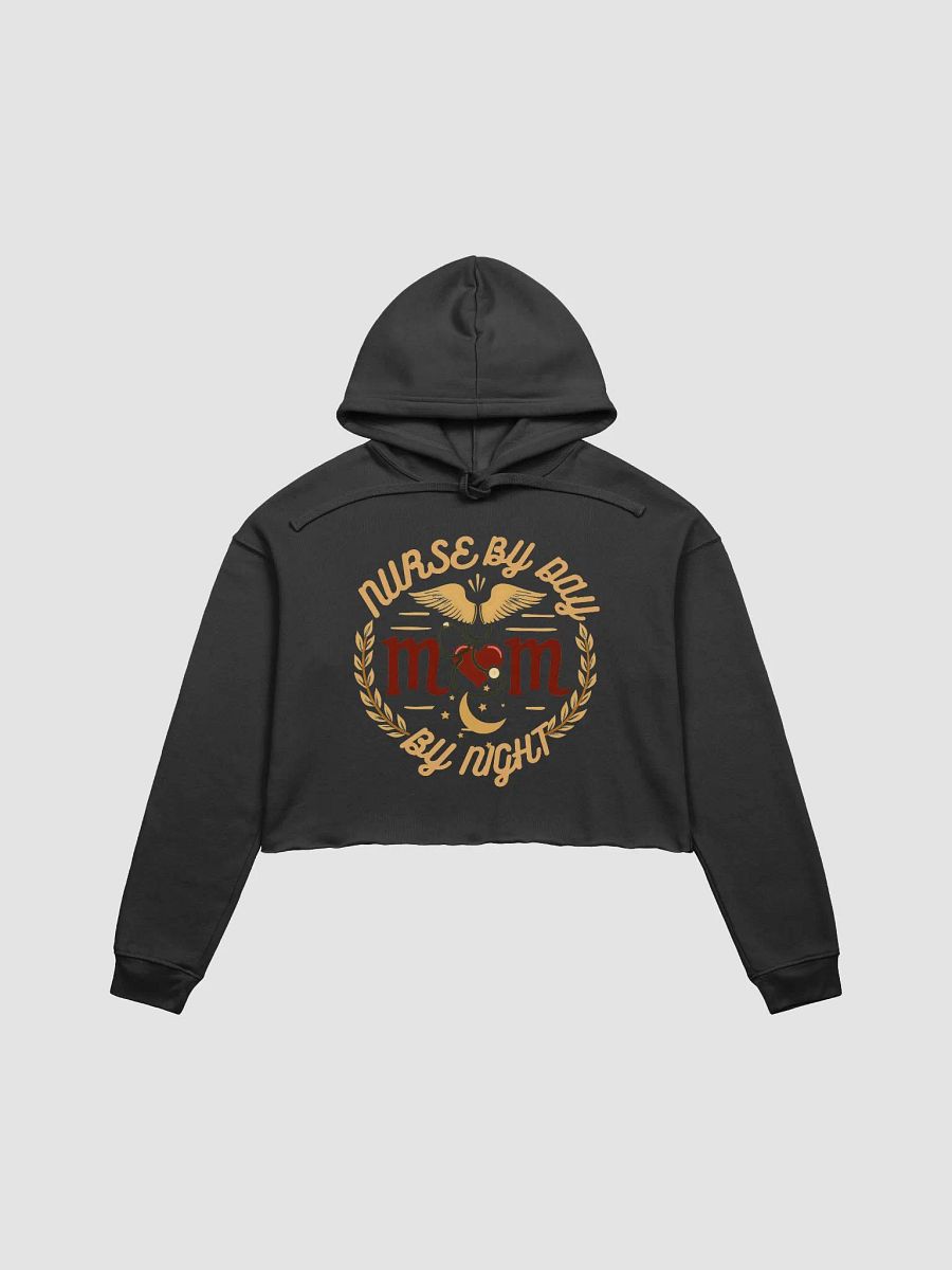 Nurse Mom, Night Shift Hero, Crop Hoodie product image (5)