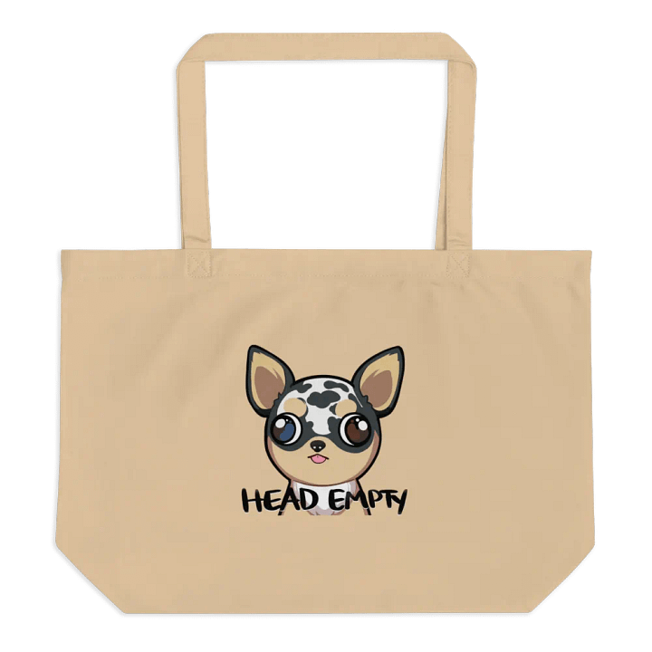 Beige Head Empty, No Thoughts Tote product image (1)