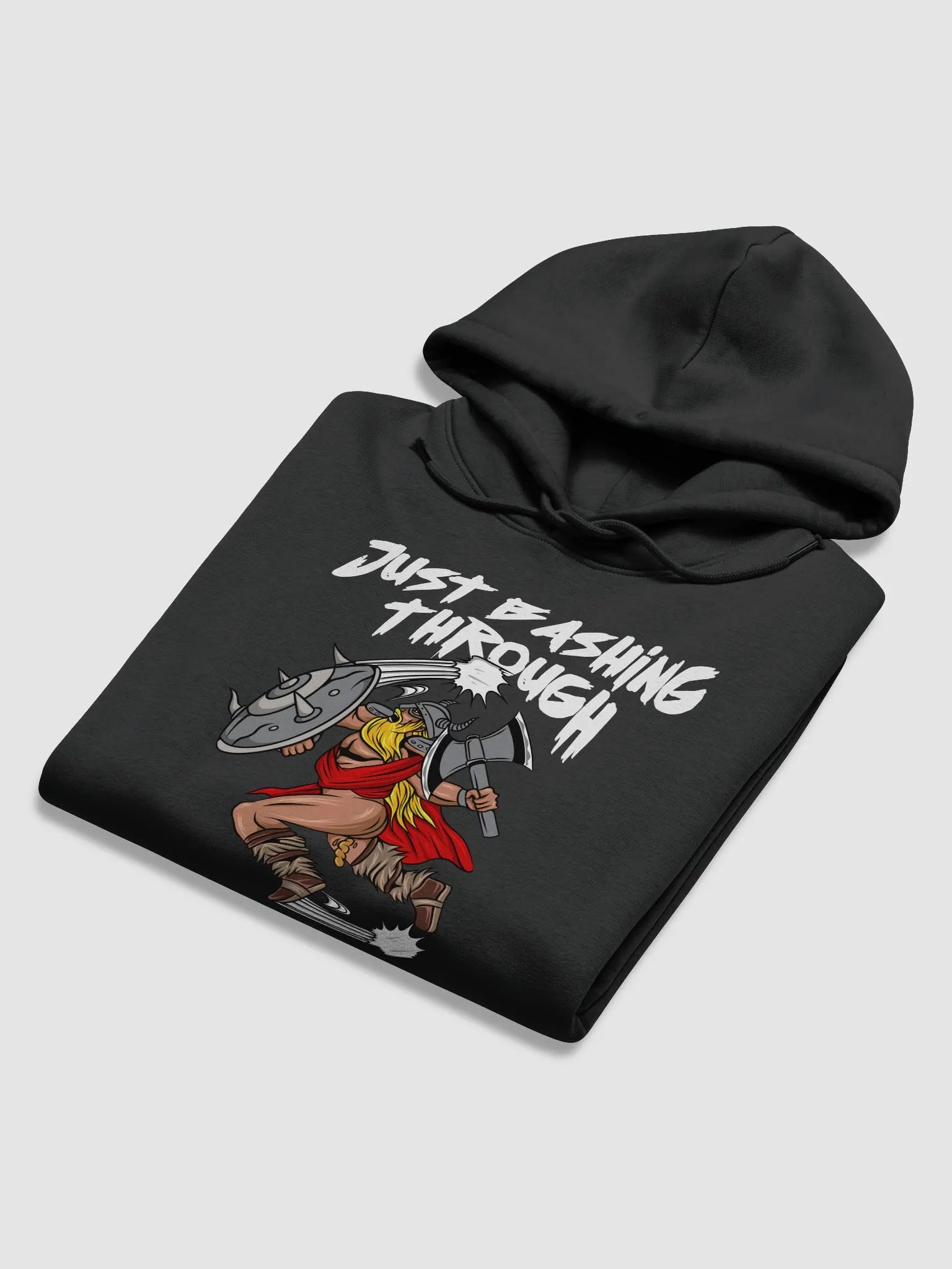 Just Bashing Through Hoodie - Black product image (5)