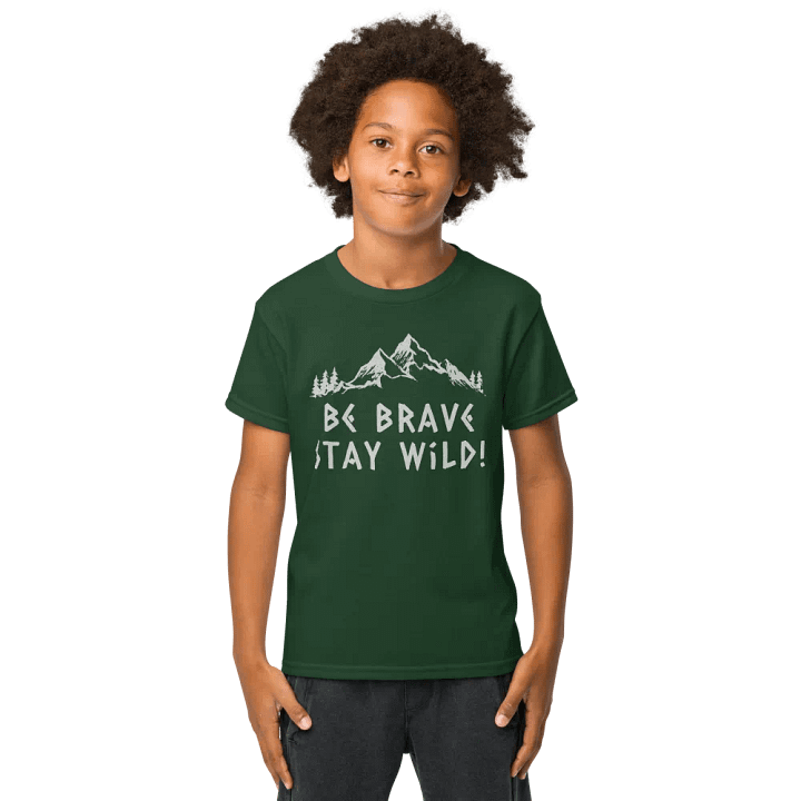 Be Brave Stay Wild Youth Sports Tee product image (33)