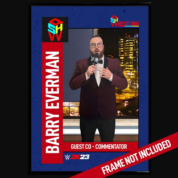 BARRY EVERMAN (TNSLS) QSHW COMMEMORATIVE TRADING CARD - WWE2K23 product image (2)