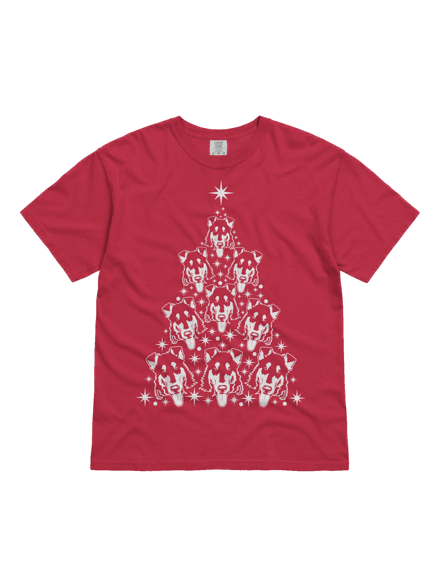Smooth Collie Christmas Tree T-Shirt product image (2)