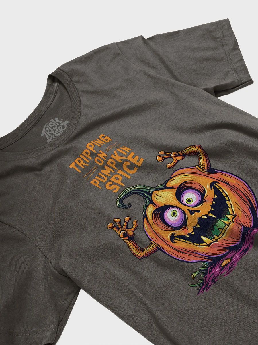 Weirdcore Tripping on Pumpkin Spice Halloween Shirt product image (4)